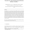Formulas for approximating pseudo-Boolean random variables
