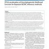 FPGA acceleration of the phylogenetic likelihood function for Bayesian MCMC inference methods