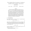 From Algebraic Riccati equations to unilateral quadratic matrix equations: old and new algorithms