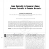 From centrality to temporary fame: Dynamic centrality in complex networks