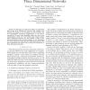 Full-Coverage and k-Connectivity (k=14, 6) Three Dimensional Networks