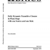 Fully Dynamic Transitive Closure in Plane Dags with One Source and One Sink