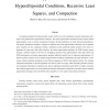 Function Approximation With XCS: Hyperellipsoidal Conditions, Recursive Least Squares, and Compaction