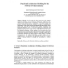 Functional Architecture Modeling for the Software Product Industry