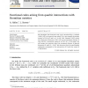 Functional codes arising from quadric intersections with Hermitian varieties