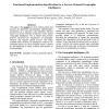 Functional Implementation Specification for a Service-Oriented Geographic Intelligence
