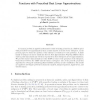 Functions with prescribed best linear approximations