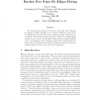 Further Five Point Fit Ellipse Fitting
