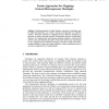 Fusion Approaches for Mappings between Heterogeneous Ontologies