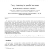 Fuzzy clustering in parallel universes