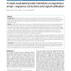 G-stack modulated probe intensities on expression arrays - sequence corrections and signal calibration