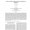 Gender and information technology: implications of definitions