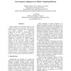 Gene Sequence Alignment on a Public Computing Platform