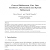 General Refinement, Part One: Interfaces, Determinism and Special Refinement