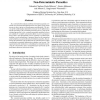 Generalized constraint generation in the presence of non-deterministic parasitics