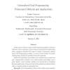 Generalized Goal Programming: polynomial methods and applications