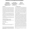 Generating summaries and visualization for large collections of geo-referenced photographs