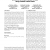 Generation and optimisation of code using coxeter lattice paths