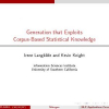 Generation that Exploits Corpus-Based Statistical Knowledge