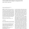 Genetic algorithm-based training for semi-supervised SVM