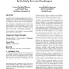 Genetic algorithms for positioning and utilizing sensors in synthetically generated landscapes