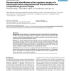 Genome-wide identification of the regulatory targets of a transcription factor using biochemical characterization and computatio