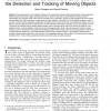 Geodesic Active Contours and Level Sets for the Detection and Tracking of Moving Objects