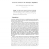 Geometric Crossover for Biological Sequences