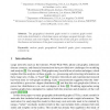 Giant Component and Connectivity in Geographical Threshold Graphs