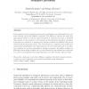 Goal-oriented a posteriori error estimates for transport problems