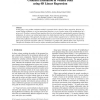Gradient Estimation in Volume Data using 4D Linear Regression