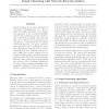 Graph clustering with network structure indices