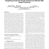 Graph theoretical framework for simultaneously integrating visual and textual features for efficient web image clustering
