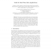 Grids for Real Time Data Applications
