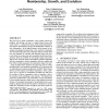 Group formation in large social networks: membership, growth, and evolution