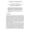 Group Reactions to Visual Feedback Tools