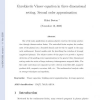 Gyrokinetic Vlasov Equation in Three Dimensional Setting. Second Order Approximation