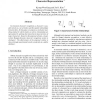 Handwritten Hangul Character Recognition with Hierarchical Stochastic Character Representation