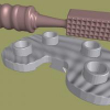 Haptic Display of Interaction between Textured Models
