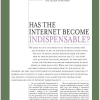 Has the Internet become indispensable?
