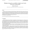 Hedging strategy for a portfolio of options and stocks with linear programming