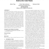 Heisenbyte: Thwarting Memory Disclosure Attacks using Destructive Code Reads