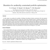 Heuristics for cardinality constrained portfolio optimisation
