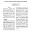 Hierarchical Performance Modeling for Distributed System Architectures