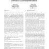 Hierarchical substring caching for efficient content distribution to low-bandwidth clients