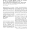 Hierarchical tree snipping: clustering guided by prior knowledge