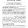 High performance on-chip differential signaling using passive compensation for global communication