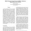High Performance Storage System Scalability: Architecture, Implementation and Experience