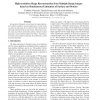 High-resolution shape reconstruction from multiple range images based on simultaneous estimation of surface and motion