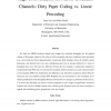 High SNR Analysis for MIMO Broadcast Channels: Dirty Paper Coding vs. Linear Precoding